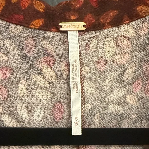 Free People Shayla Wrap Midi Dress | Autumn Combo | Small - Picture 6 of 9